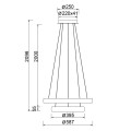 Lampa wisząca Mantra Flats 942