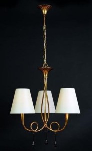 Lampa wisząca Mantra Paola Gold 3542