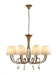 Lampa wisząca Mantra Paola Gold 6205